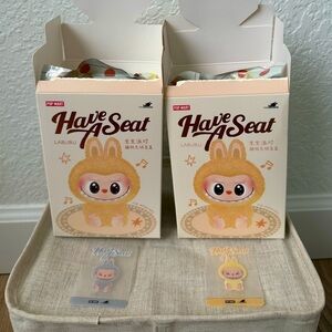 Have a Seat Labubu - Hehe and Sisi (unopened)